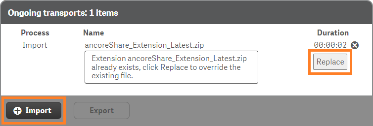 Replace extension