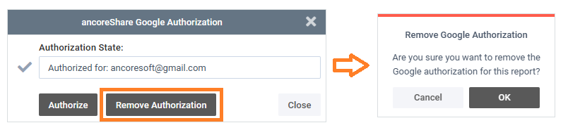 Remove authorization